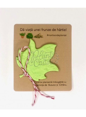 Martisor hartie plantabila