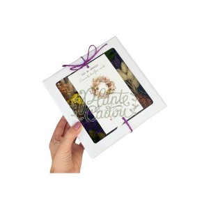 Kit de creatie coronita din flori prezervate 