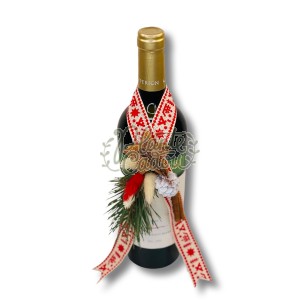 Decoratiune pentru sticla de vin 