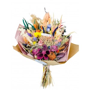 Buchet mare cu flori prezervate 1