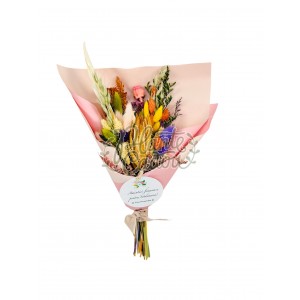 Buchet mic cu flori prezervate 2