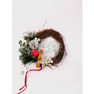 Coronita de Craciun din crengute