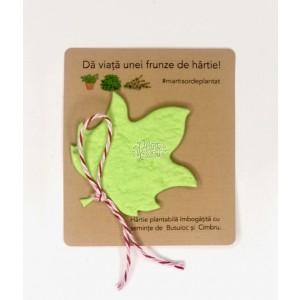 Martisor hartie plantabila